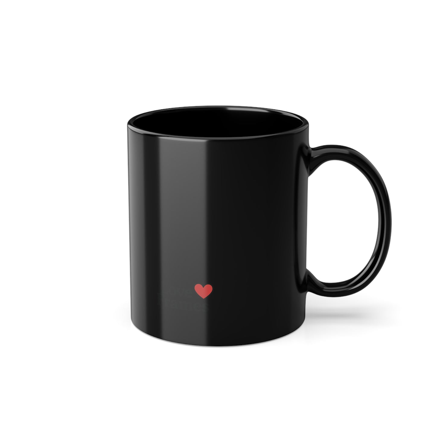 Elegant Black Coffee Mug | Minimalist Design for Coffee Lovers, Gift for Him/Her, Perfect for Birthdays, Office Use, and Home Decor