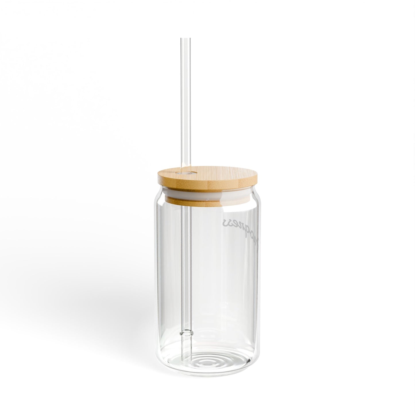 Stylish Sipper Glass, 16oz - Eco-Friendly Drinkware for Parties, Gifts, or Daily Use, Perfect for Summer, Unique Home Decor
